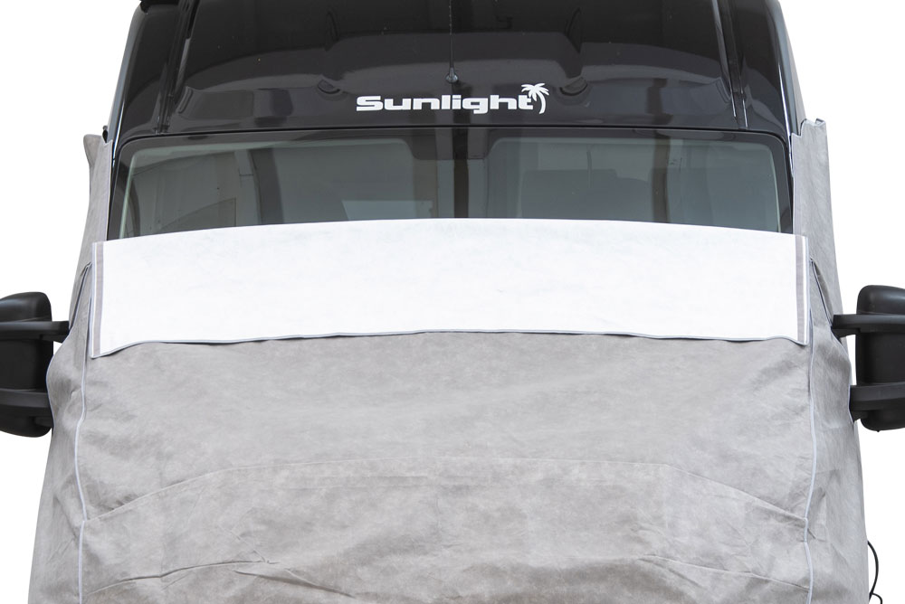 Front flap Fahrerhausjacket SUPRA Vans, Alkoven, teilintegrierte | HINDERMANN