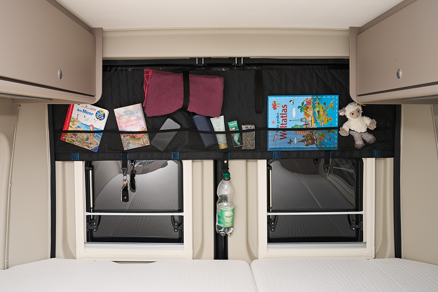 Vielseitige Aufbewahrung&nbsp;Multibehältnis für Heckgarage im Wohnmobil | HINDERMANN