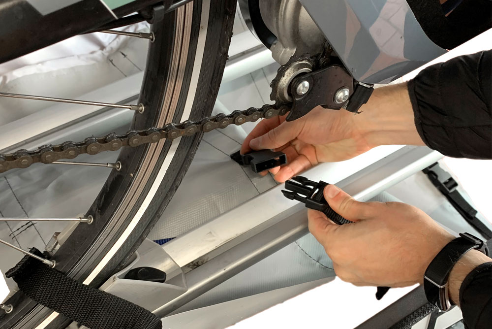 Tensioning straps Fahrradschutzhülle PROFESSIONAL für Wohnmobile | HINDERMANN