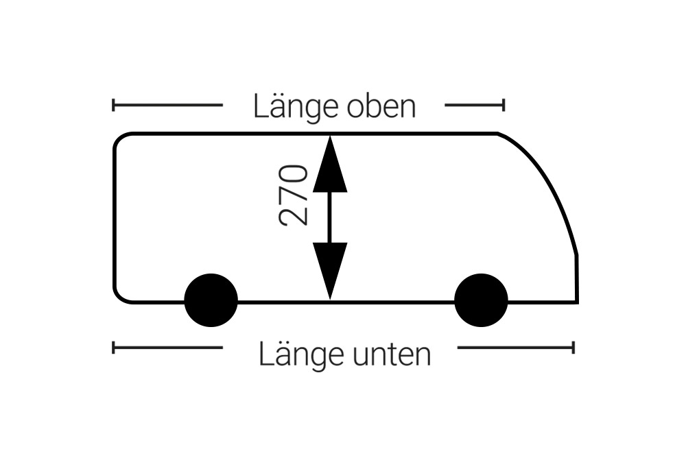 for integrated motorhomes and alcove vehicles Fahrzeughülle WINTERTIME für Wohnmobil und Caravan | HINDERMANN