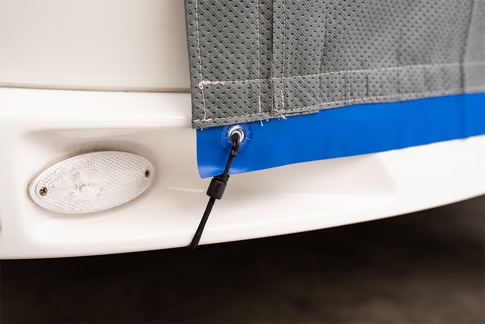 Rubber tensioners Bugschutzplane SUPRA für Wohnwagen und Caravan | HINDERMANN