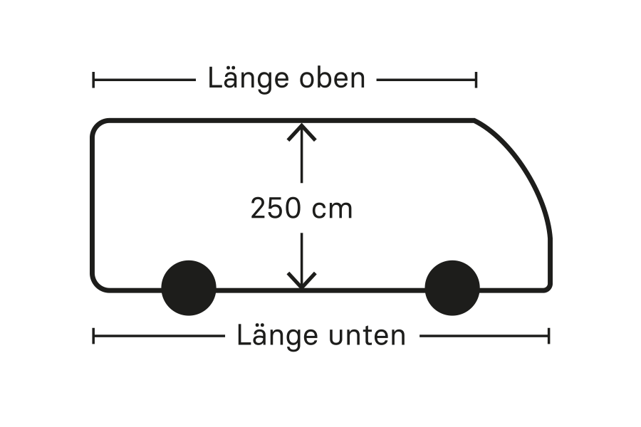 für teilintegrierte Reisemobile&nbsp;Fahrzeughülle WINTERTIME für Wohnmobil und Caravan | HINDERMANN