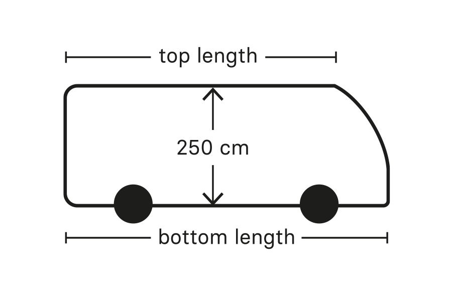 for compact-integrated motorhomes&nbsp;Fahrzeughülle WINTERTIME für Wohnmobil und Caravan | HINDERMANN